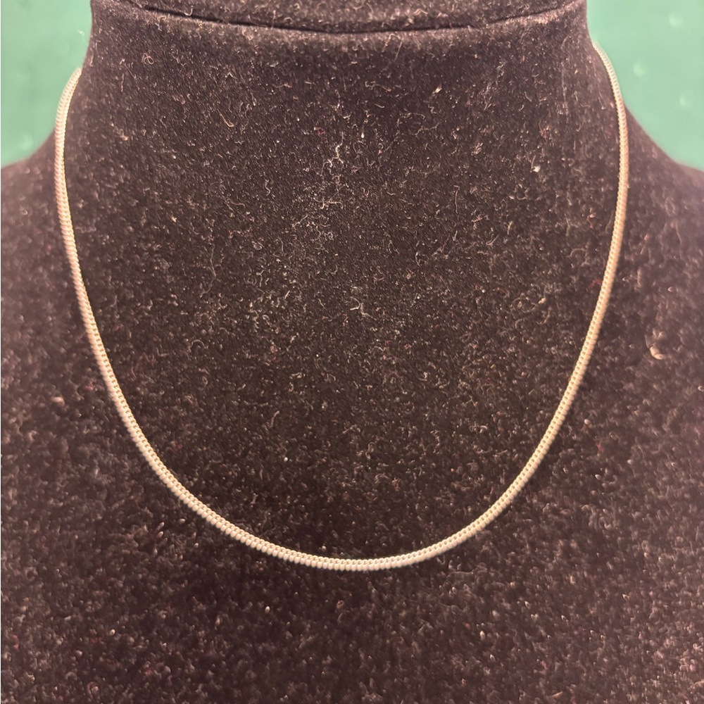 14k white Gold 16” Necklace